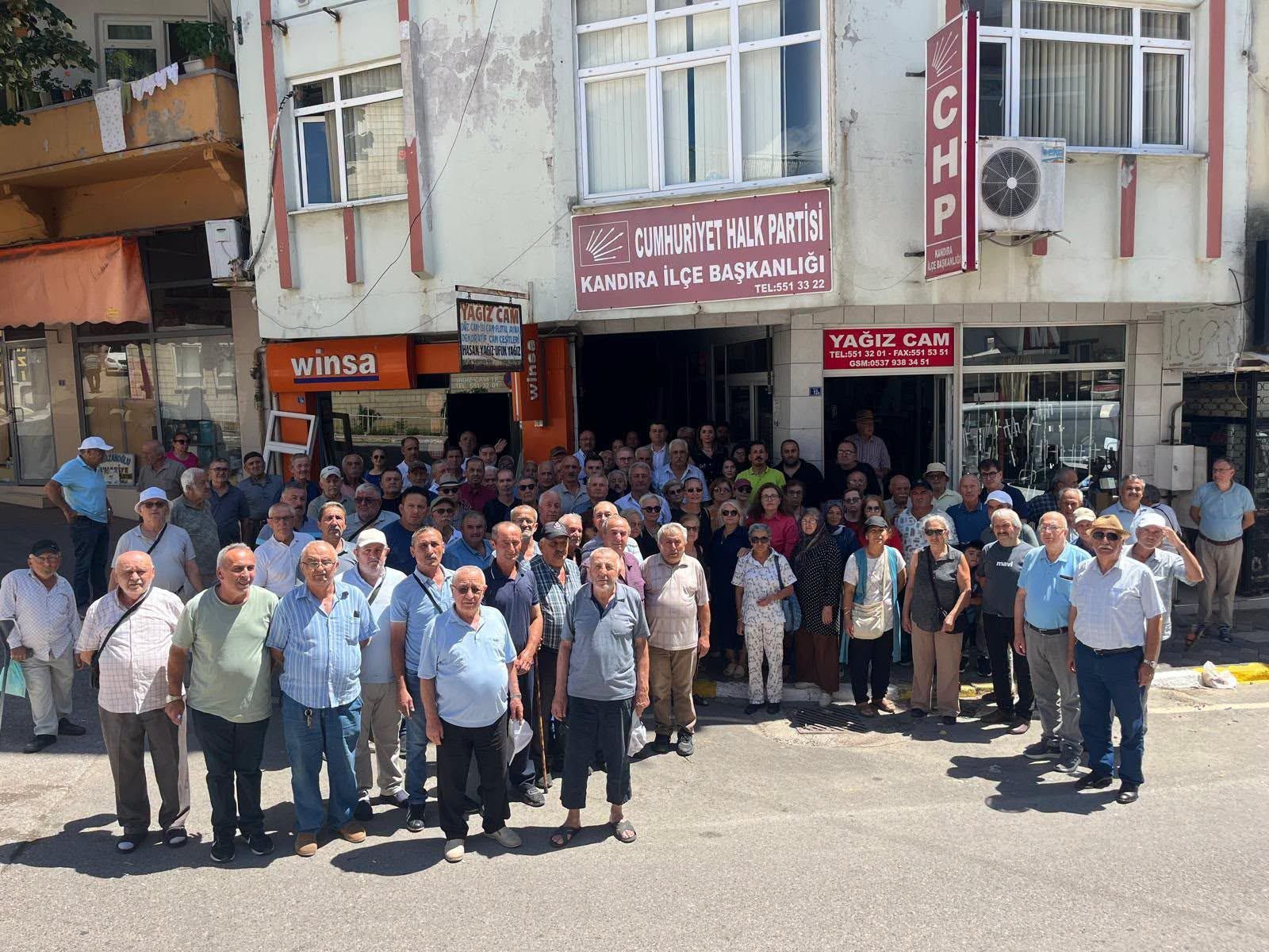 CHP Kandıra İlçe Örgütü, Yeni Parti’ye katıldı